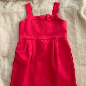 Hot pink dress with a bow 🎀